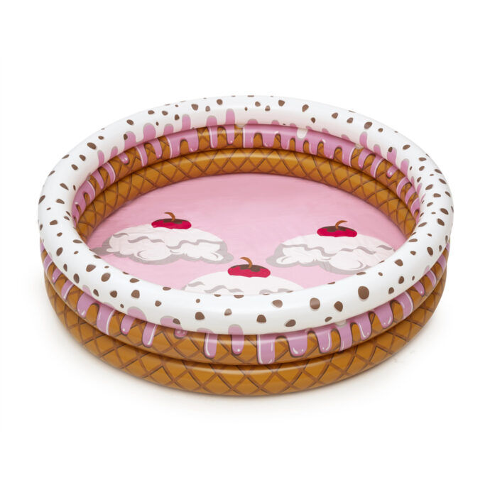 ⁦Piscine Gonflable Donut 160 x 38 cm – Design Gourmand et Amusant⁩ - الصورة ⁦4⁩