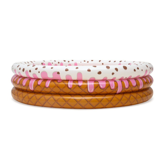 ⁦Piscine Gonflable Donut 160 x 38 cm – Design Gourmand et Amusant⁩ - الصورة ⁦3⁩