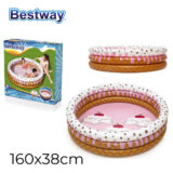 Piscine Gonflable Donut 160 x 38 cm – Design Gourmand et Amusant