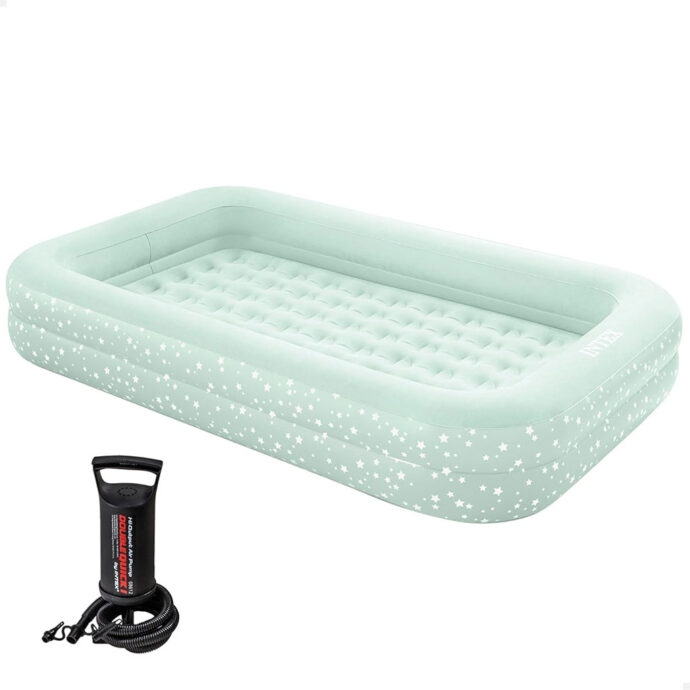 ⁦Matelas Pneumatique Enfant avec Cadre Relevé 168x107 cm – Intex⁩ - الصورة ⁦4⁩