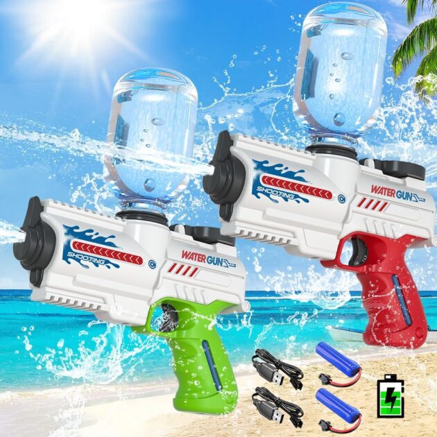 Pistolet à Eau Électrique Rechargeable Grande Portée