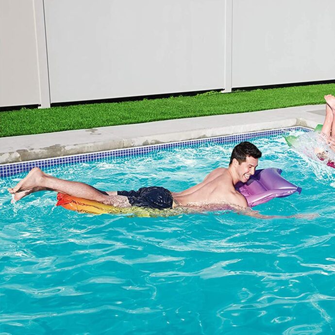 ⁦Matelas De Piscine Arc-en-ciel 183×69 cm⁩ - الصورة ⁦3⁩