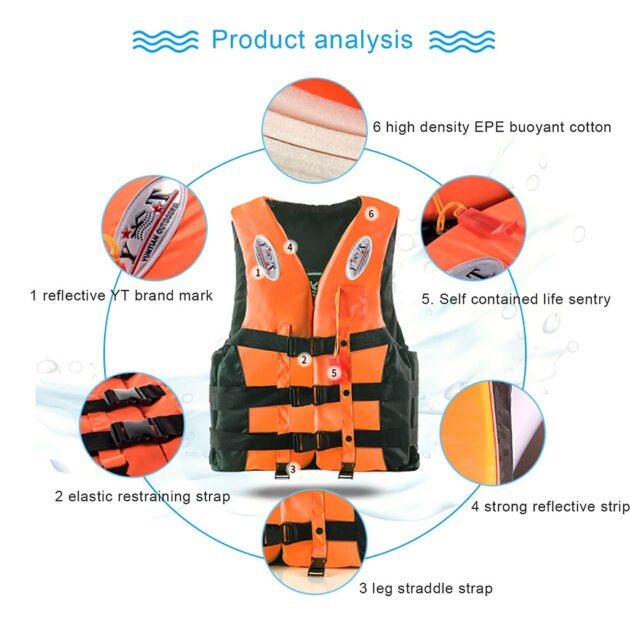 Gilet de Sauvetage POUR ENFANT Renforcé – Haute Flottabilité et Sécurité