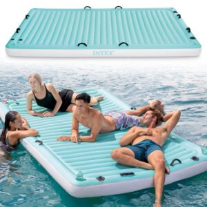 Matelas Flottante Intex Fiber-Tech – Plateforme Gonflable pour Famille & Amis
