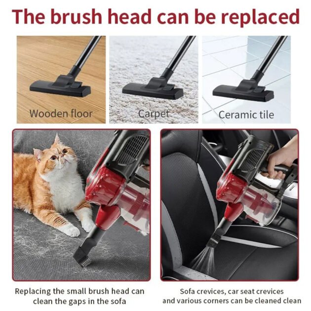 Aspirateur à Main 4EN1 KitchenLab – Nettoyage Léger et Efficace