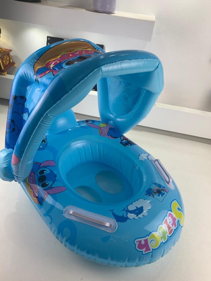 ⁦Bouée de natation gonflable pour bébé avec toit⁩ - الصورة ⁦10⁩