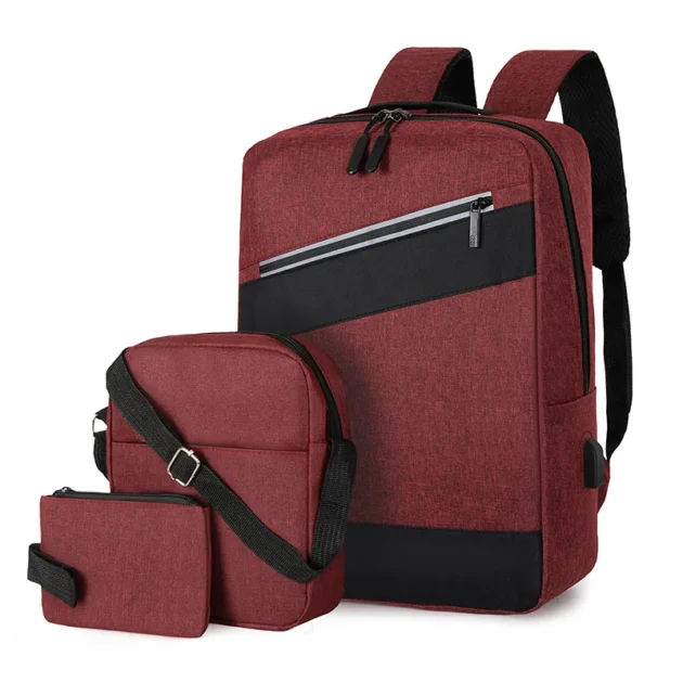 Sac à Dos 3-en-1 ROUGE 2776-3 – Polyvalent, Étanche