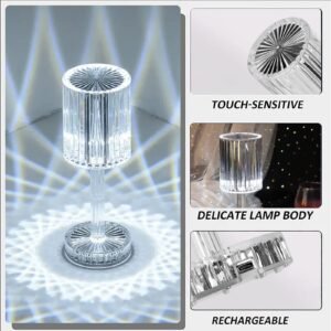 Lampe Cristal Bluetooth – Éclairage 3D & Ambiance Musicale