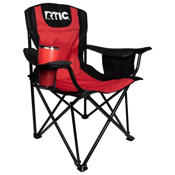 Chaise Pliante RTIC avec Glacière – Confortable, Portable pour Plage