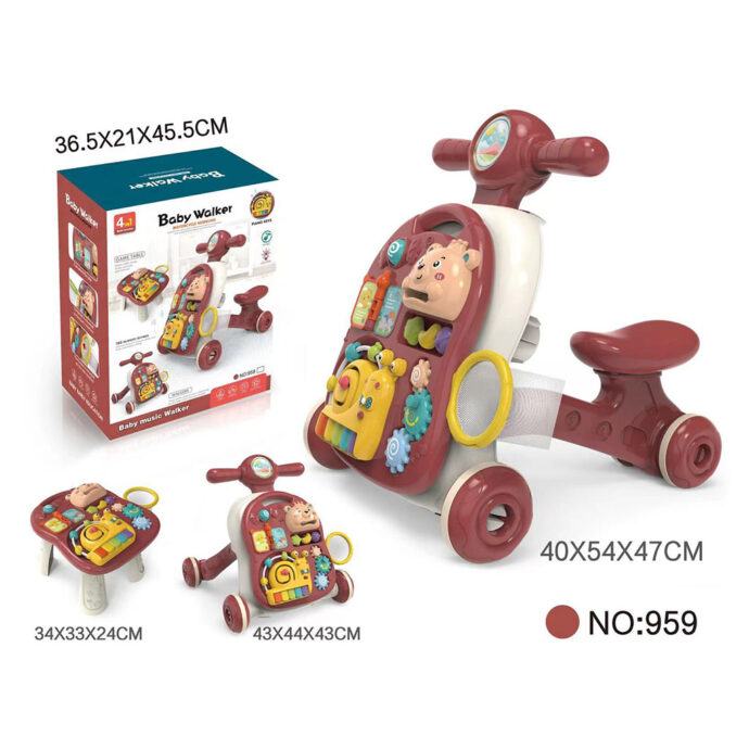 ⁦Trotteur 3en1 avec Musique et Lumières – Déambulateur Éducatif pour Bébé⁩ - الصورة ⁦2⁩