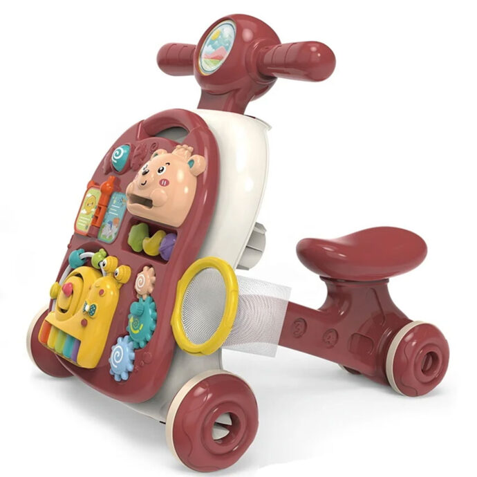 ⁦Trotteur 3en1 avec Musique et Lumières – Déambulateur Éducatif pour Bébé⁩ - الصورة ⁦4⁩
