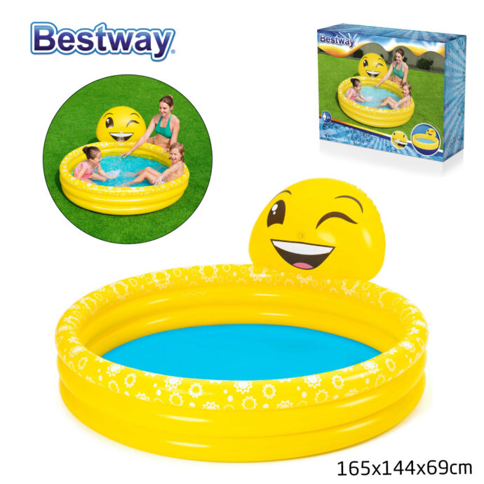 Piscine Gonflable Enfants 282L – 3 Compartiments