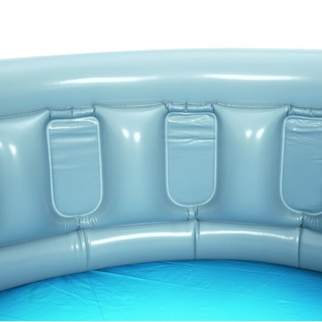 Piscine Ronde Gonflable Enfants – Piscine Vaisseau Spatial Argentée