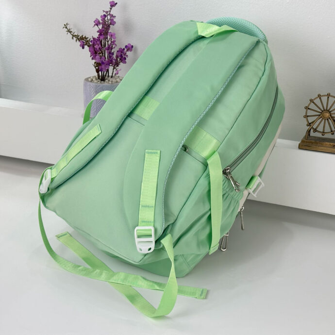 ⁦Sac à Dos Scolaire Kawaii BoShiKai VERT – Le style coréen mignon pour les enfants !⁩ - الصورة ⁦6⁩