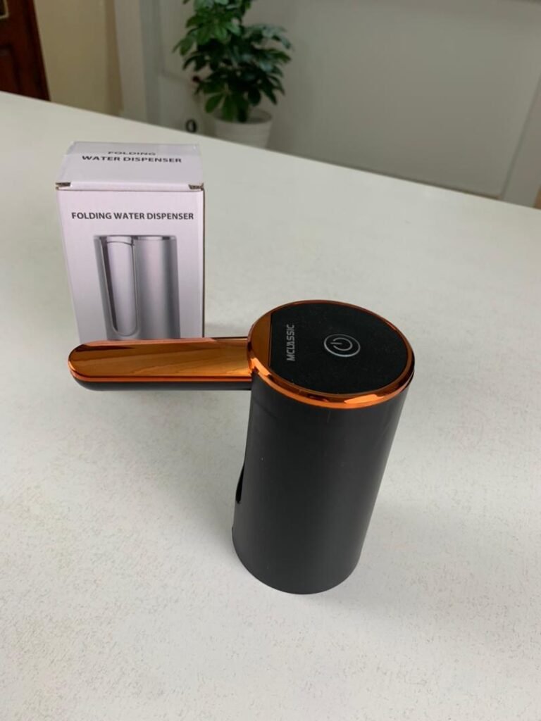 Pompe à Eau Numérique Pliable V3 – Distributeur USB Rechargeable 1800mAh