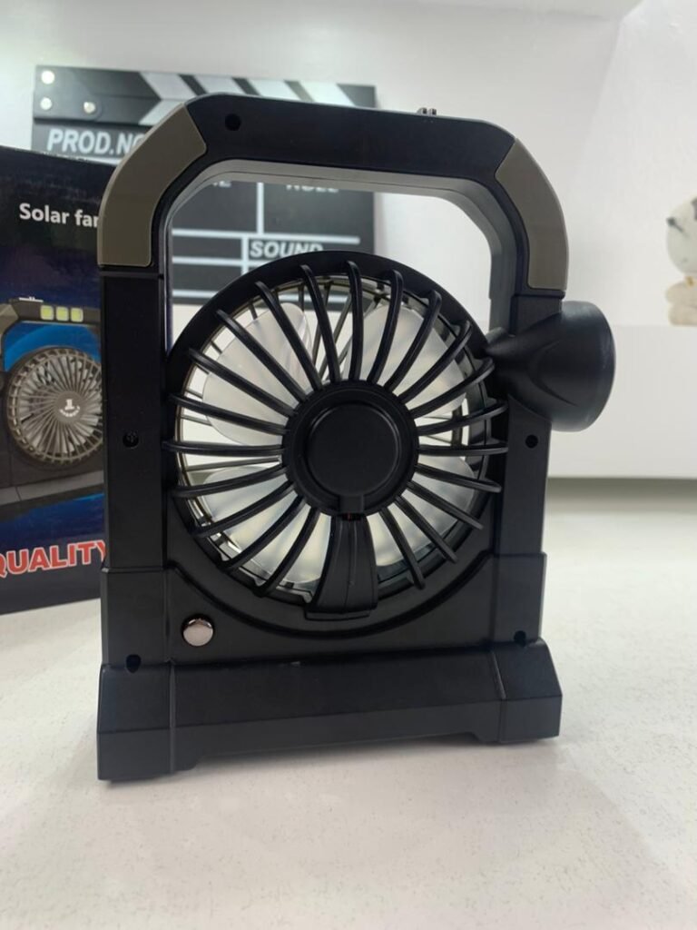 Ventilateur portable rechargeable avec lampe torche JL-9522