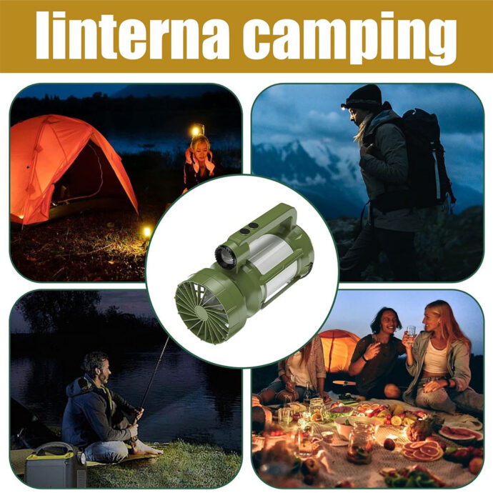 ⁦Lanterne Solaire de Camping – Éclairage Portable et Fiable pour l’Aventure⁩ - الصورة ⁦6⁩