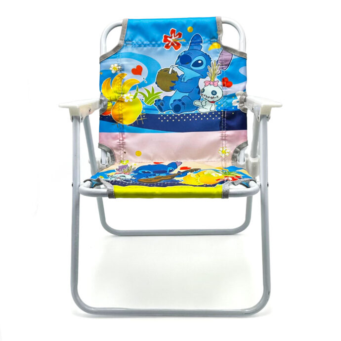 ⁦Chaise Enfant Pliable avec Motifs Stitch & Kuromi – Confort et Sécurité⁩ - الصورة ⁦3⁩