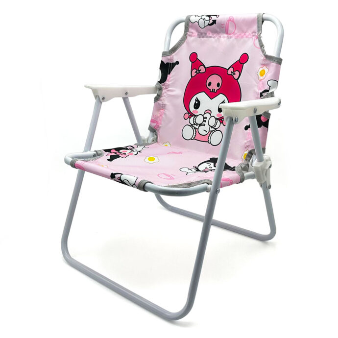 ⁦Chaise Enfant Pliable avec Motifs Stitch & Kuromi – Confort et Sécurité⁩ - الصورة ⁦9⁩