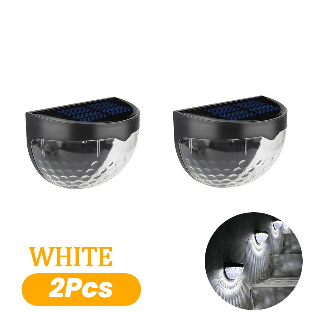 Pack 2 Lampes Solaires Murales IP65 – Éclairage Extérieur Solaire Étanche