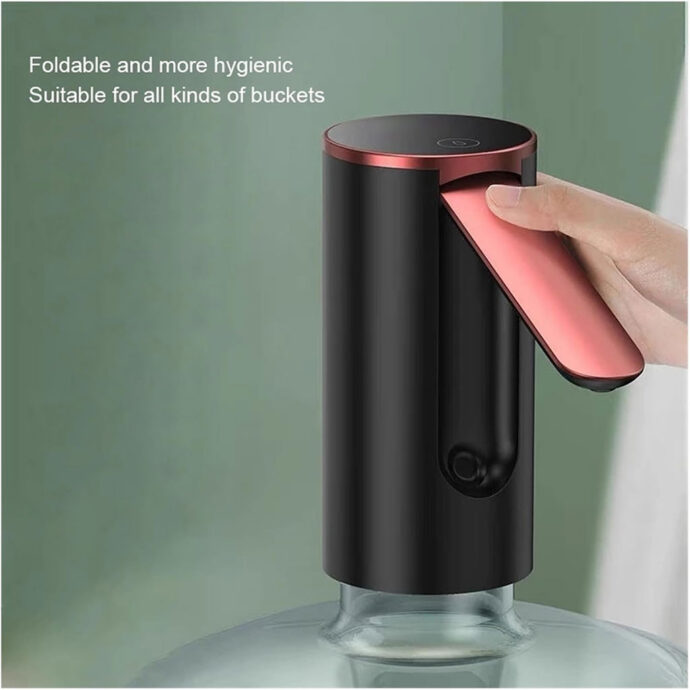 ⁦Pompe à Eau Numérique Pliable V3 – Distributeur USB Rechargeable 1800mAh⁩ - الصورة ⁦8⁩