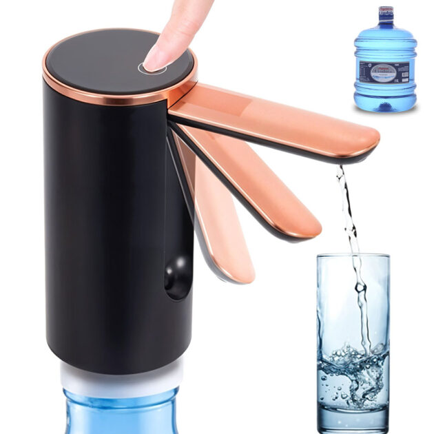 Pompe à Eau Numérique Pliable V3 – Distributeur USB Rechargeable 1800mAh