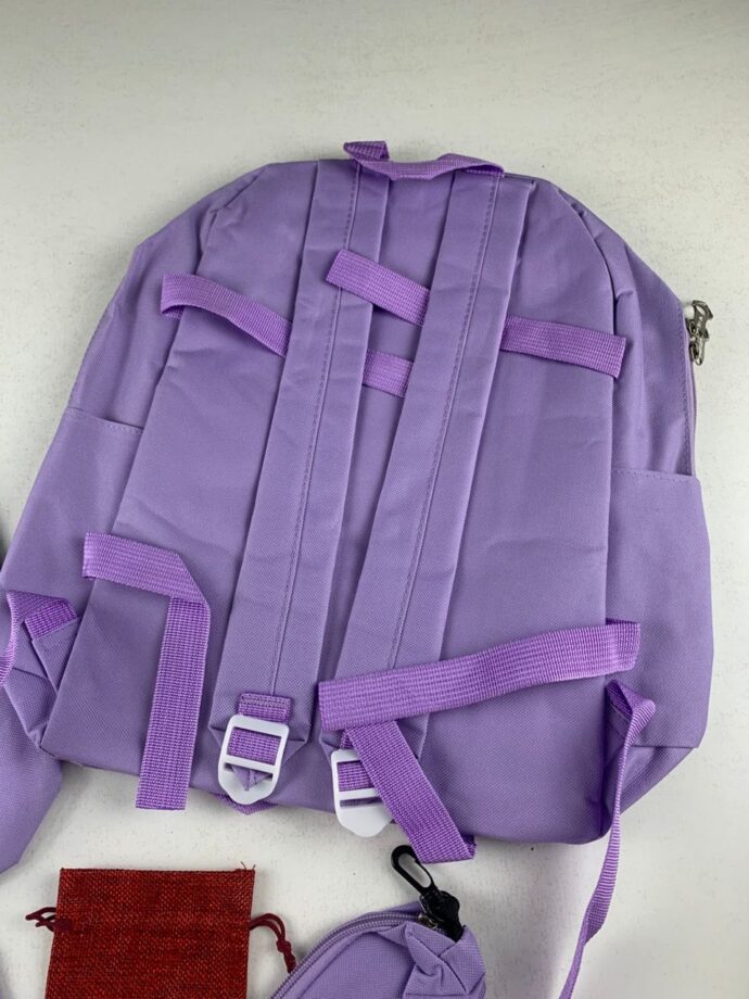 ⁦Set Scolaire Kawaii 5 Pièces – CLBD V2 – Mauve⁩ - الصورة ⁦5⁩