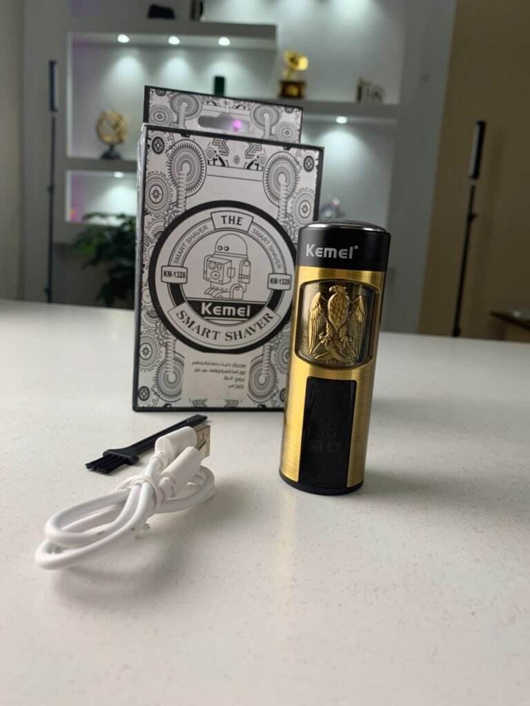 Rasoir Électrique Portable – Kemei 1328 au Style Antique