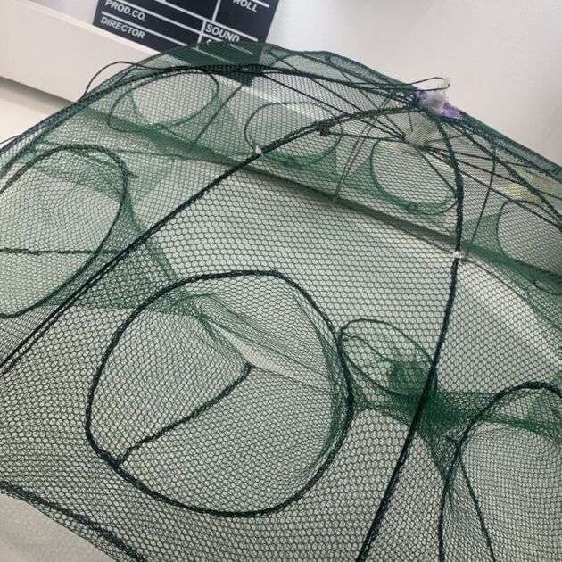 Piège à Filet de Pêche Pliable à 10 Entrées – Pour Crabes, Écrevisses et Poissons