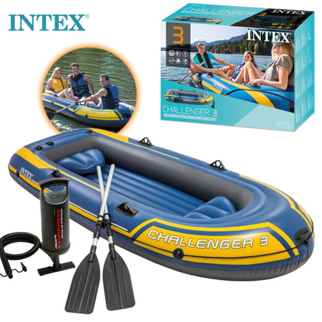 Bateau Gonflable Challenger™ 3 Places avec Pompe et Rames – Intex