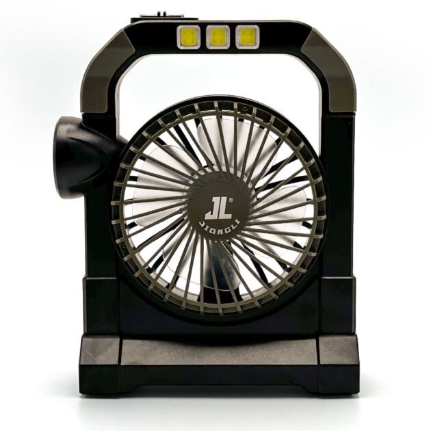 Ventilateur portable rechargeable avec lampe torche JL-9522
