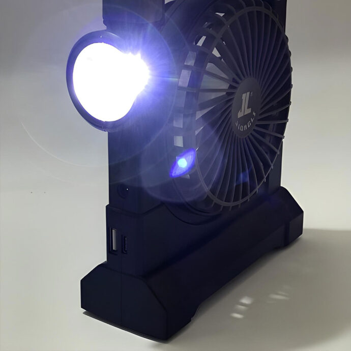 ⁦Mixeur Électrique Rechargeable Sans Fil JIONGLI JL-9522 – 2 Vitesses, LED, USB⁩ - الصورة ⁦5⁩