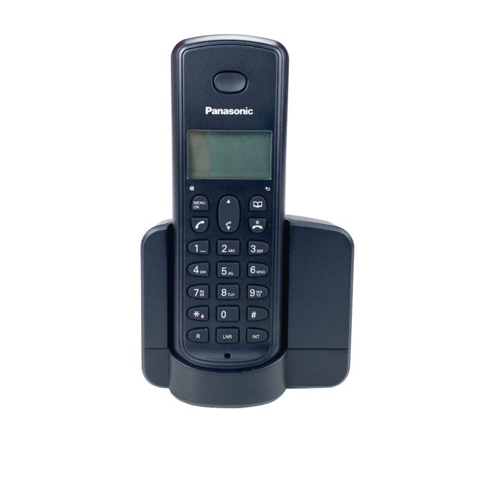 ⁦Téléphone Fixe Sans Fil Écran Orange – Éco-Mode⁩ - الصورة ⁦2⁩