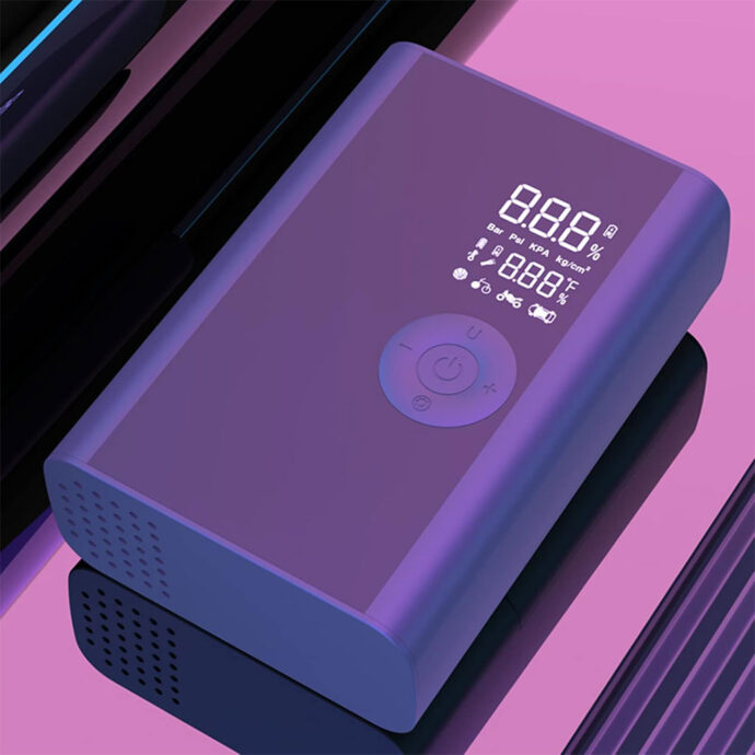 ⁦Mini Pompe à Air 150 PSI – Rechargeable et Multifonction⁩ - الصورة ⁦5⁩