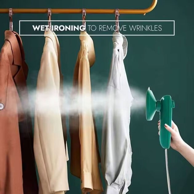 Fer à Repasser Compact Titane – Portable, Polyvalent pour Vêtements Secs/Humides