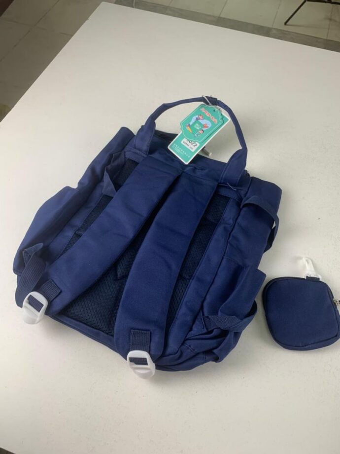 ⁦Ensemble de sacs scolaires kawaii 2 pièces avec pochette – Bleu⁩ - الصورة ⁦5⁩