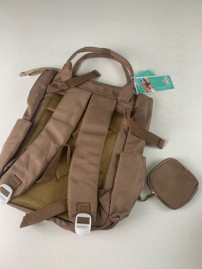 ⁦Ensemble de sacs scolaires kawaii 2 pièces avec pochette – Marron⁩ - الصورة ⁦8⁩