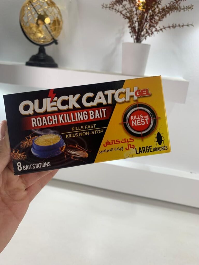 Gel Pièges Anti-Cafards pour Infestations Intérieures et Extérieures