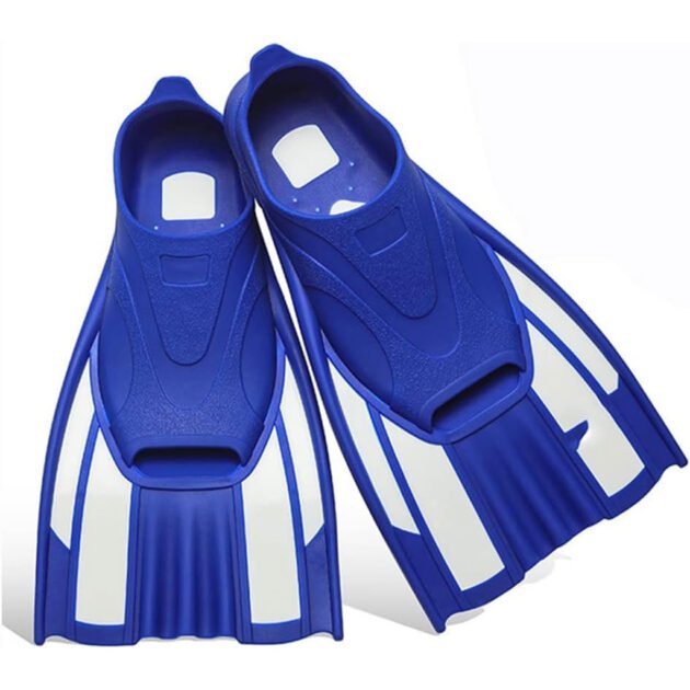 Palmes de Natation Courtes Antidérapantes – Confortables & Légères pour Plongée et Piscine