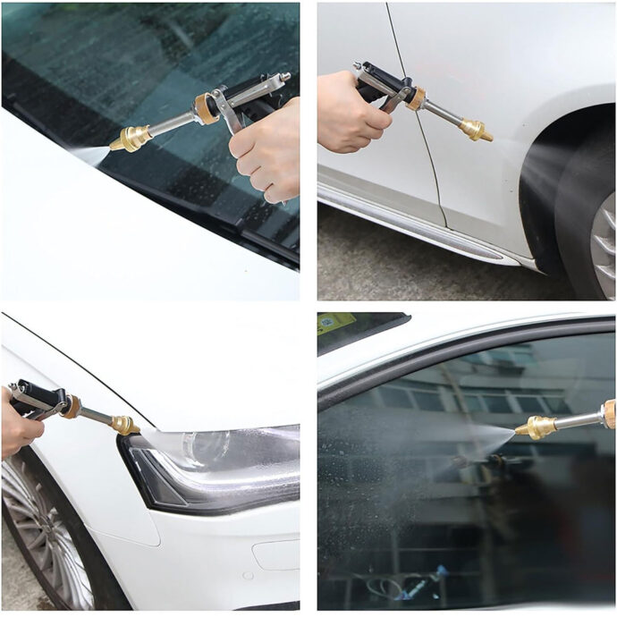 ⁦: Nettoyeur Haute Pression 130 PSI – Kit de Lavage Portable 12V pour Voiture⁩ - الصورة ⁦7⁩