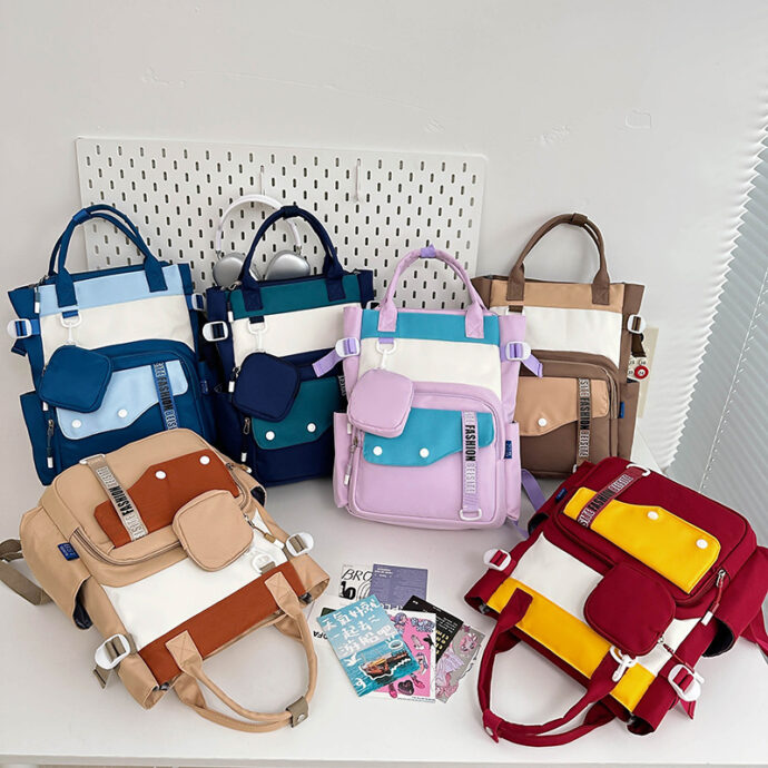⁦Sac à Dos Élégant Multifonction  BLUE –  Étanche et Spacieux pour Quotidien⁩ - الصورة ⁦3⁩