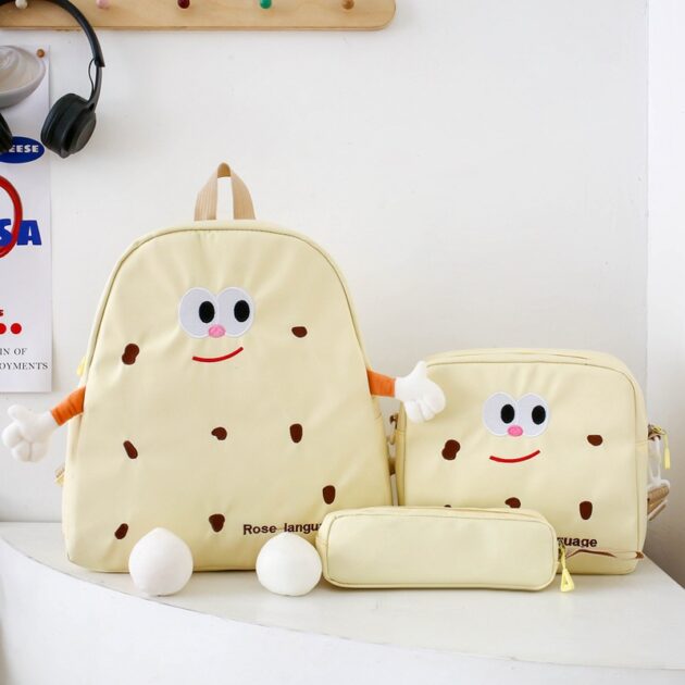 Sac à dos Kawaii – Polyvalent , élégant , confortable BEIGE