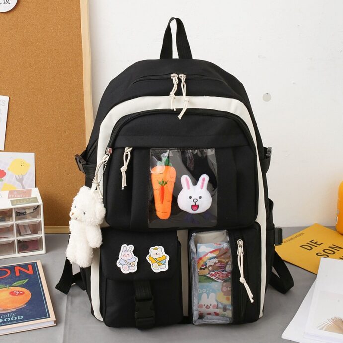 ⁦Sac à Dos Kawaii 4-en-1 HAOLIDA V1 –  Bleu Ciel⁩ - الصورة ⁦6⁩