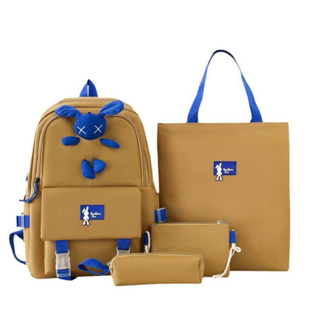 Ensemble de Sacs d’École Kawaii 4PCS Lapin |||