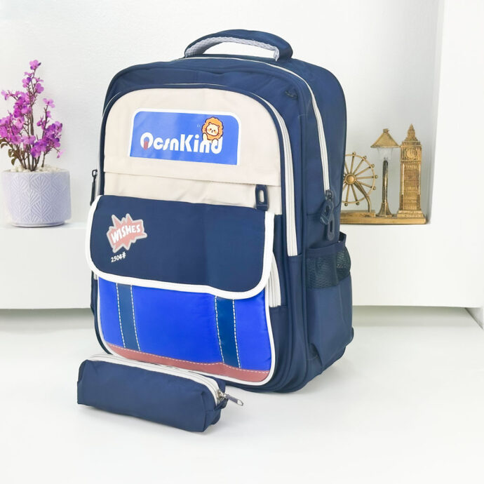 ⁦Sac à Dos Enfant avec Trousse – BLUE⁩ - الصورة ⁦6⁩
