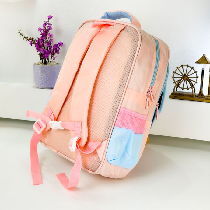 ⁦Sac à Dos Enfant avec Trousse – Rose⁩ - الصورة ⁦4⁩
