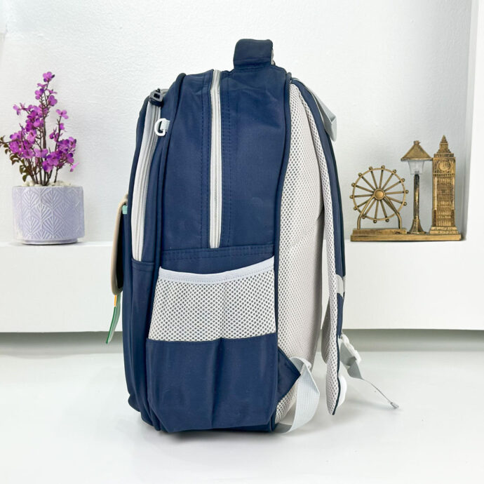 ⁦Sac à Dos Scolaire avec Trousse – Modèle Enfant 2605 BLUE | VERT⁩ - الصورة ⁦7⁩