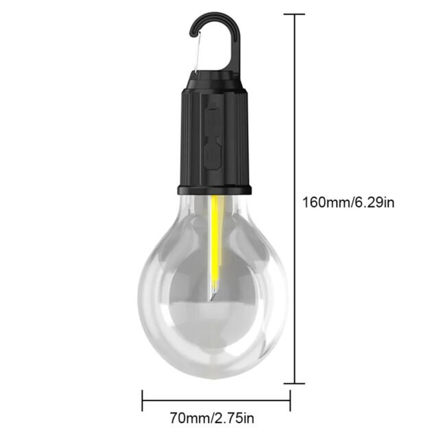 Lampe de Camping Solaire Étanche et Rechargeable T01-B