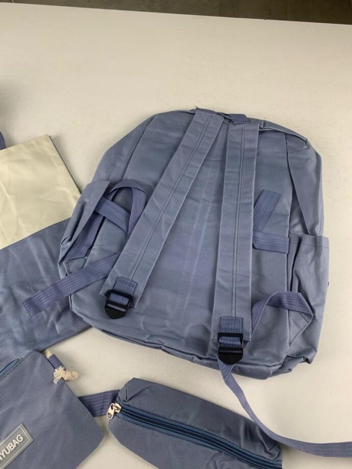 ⁦Kit Scolaire 4-en-1 Kawaii pour Filles – Guiyu V3- Bleu⁩ - الصورة ⁦3⁩