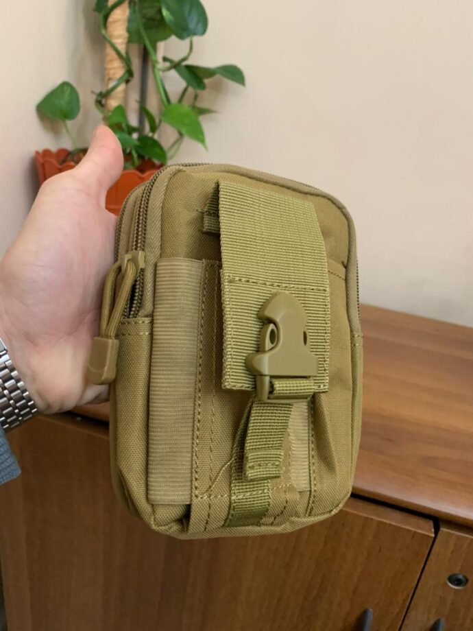 ⁦Pochette Tactique MOLLE Ceinture – Polyvalente, Durable et Légère pour Outdoo⁩ - الصورة ⁦3⁩